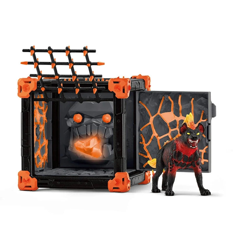Schleich Eldrador BattleCube Lava Hyena Figure Set