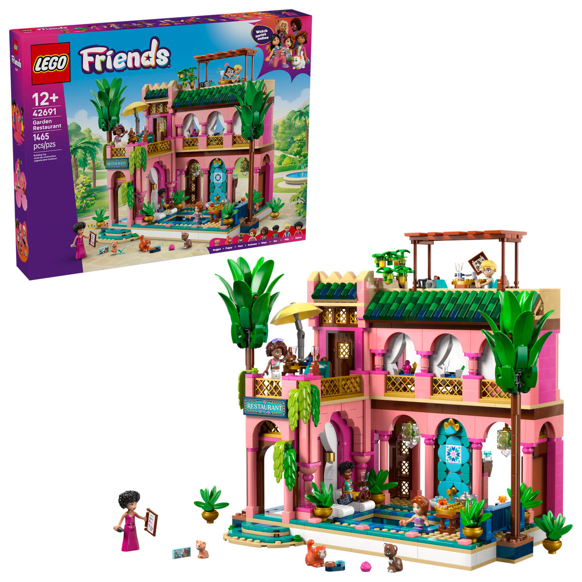 LEGO Friends Garden Restaurant  – Detailed Building Set