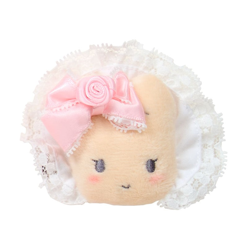 Sanrio Characters Secret Hair Clip (White Frill) Set (Box of 8 Pieces)