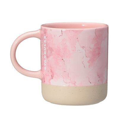 Starbucks Japan Sakura 2026 Marble Ceramic Mug 355ml