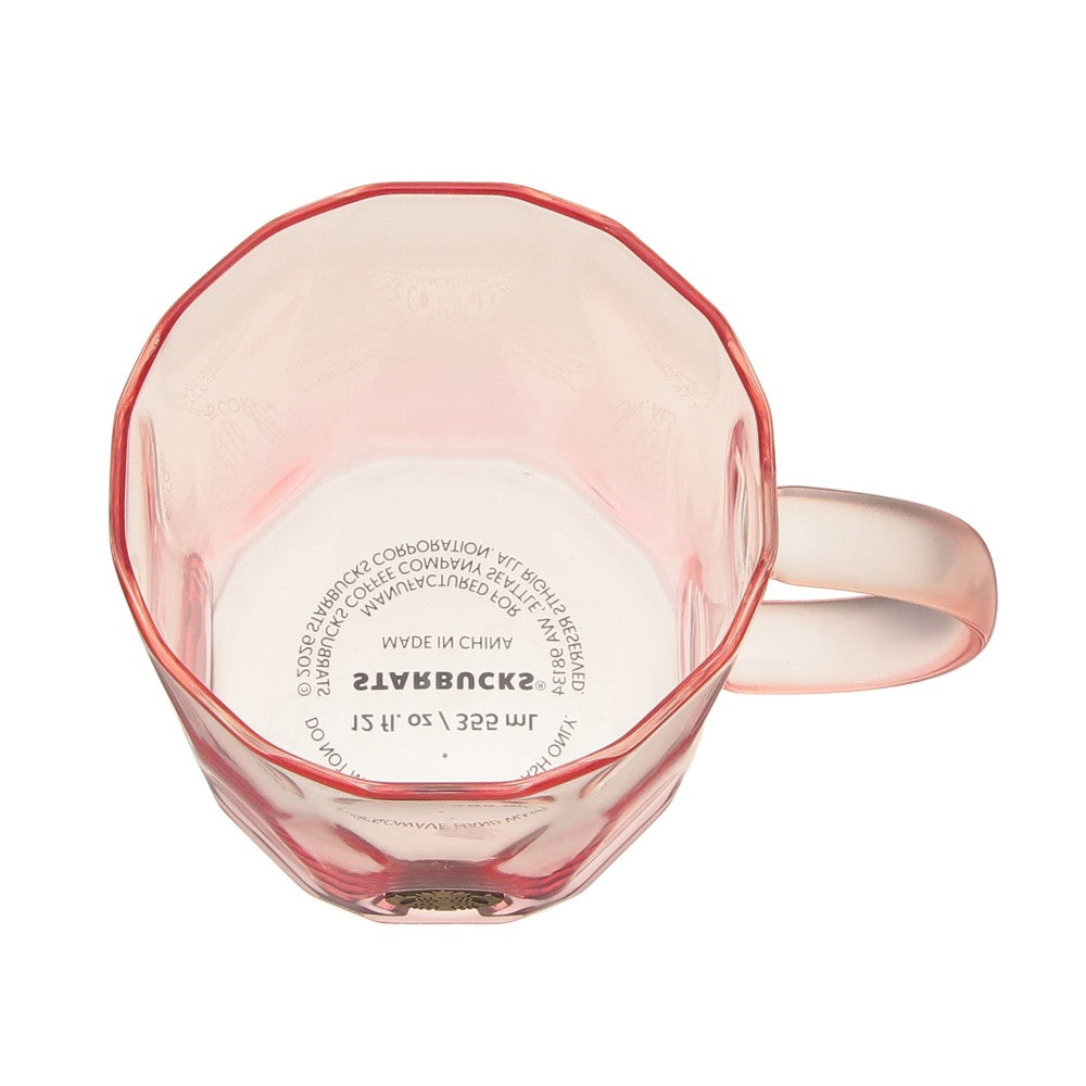 Starbucks Japan Sakura 2026 Heat-Resistant Glass Mug Pink Gradient 355ml