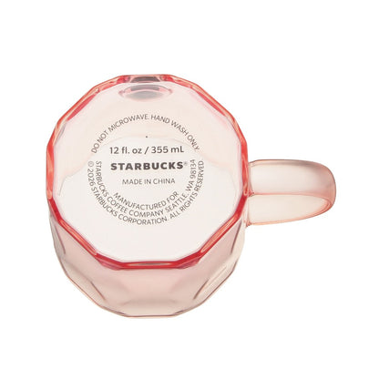 Starbucks Japan Sakura 2026 Heat-Resistant Glass Mug Pink Gradient 355ml