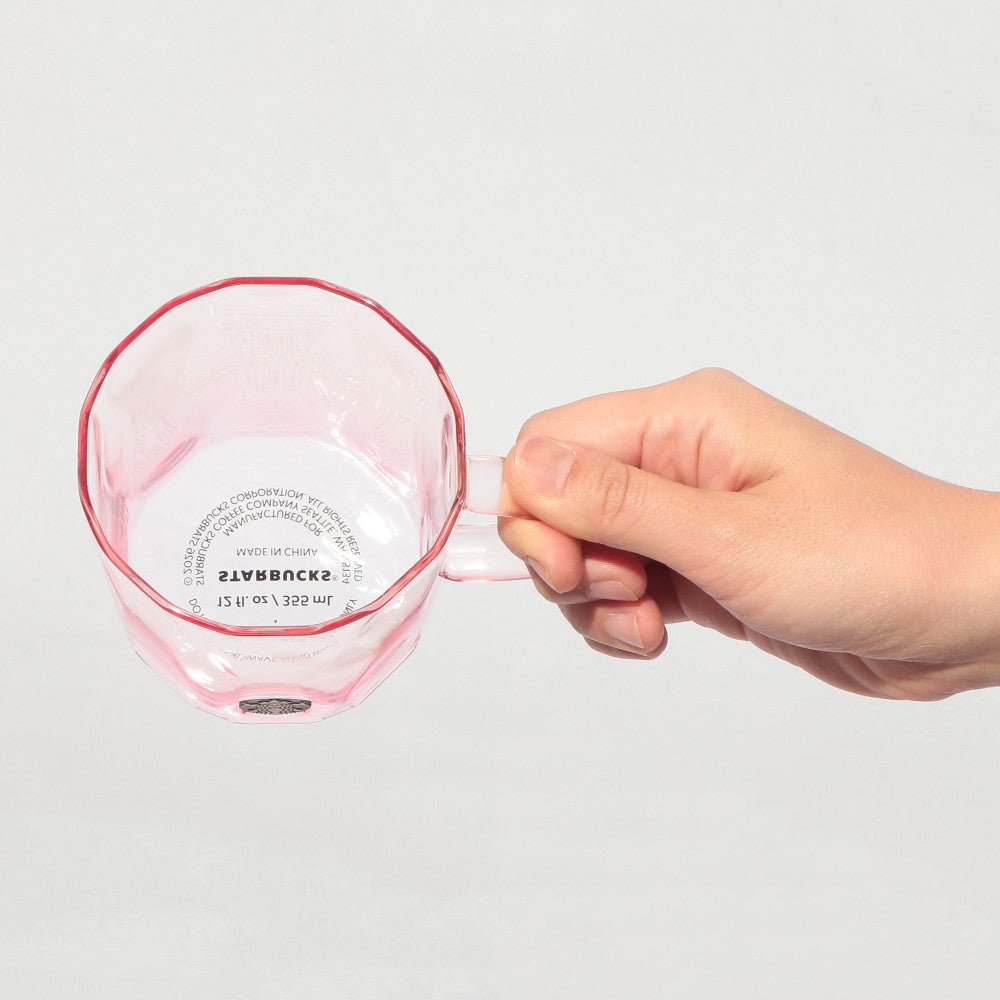 Starbucks Japan Sakura 2026 Heat-Resistant Glass Mug Pink Gradient 355ml