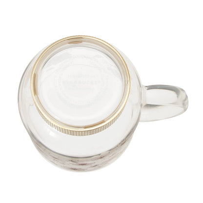 Starbucks Japan Sakura 2026 Heat-Resistant Glass Mug Gold 355ml
