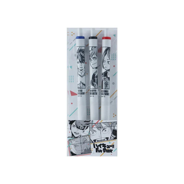 Bouncing Ball Haikyu!! 3-Piece Ballpoint Pen Set