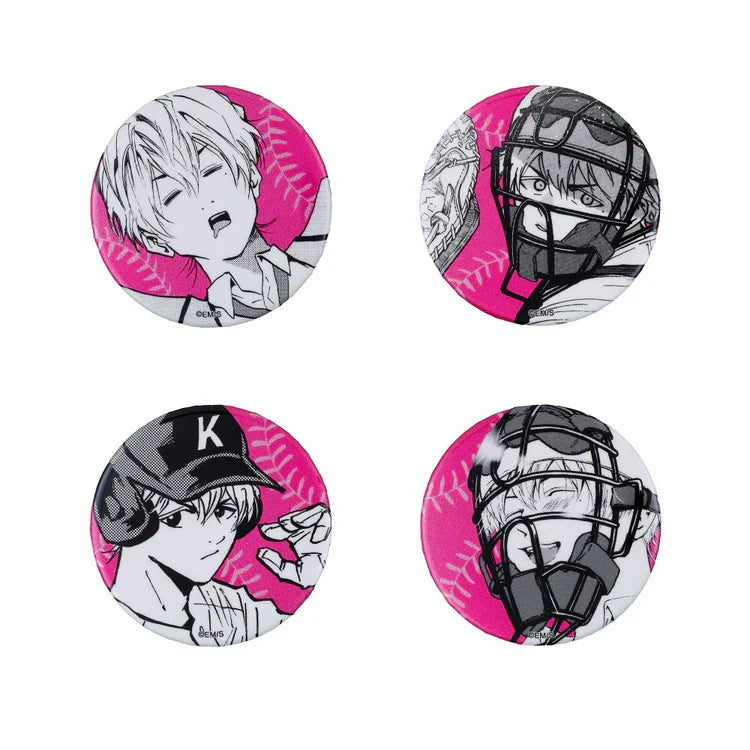 EMOTIONS Boukyaku Battery Pin Badge 4-Piece Set