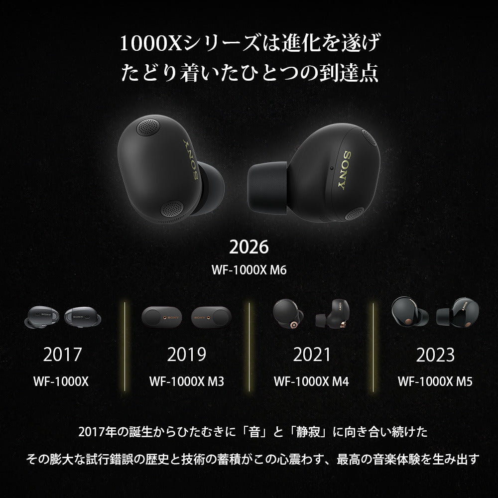 Sony WF-1000XM6 Wireless Noise Cancelling Earbuds