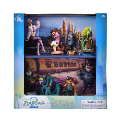 Disney Zootopia 2 Figure Set – Nick Wilde, Judy Hopps, Gazelle & More