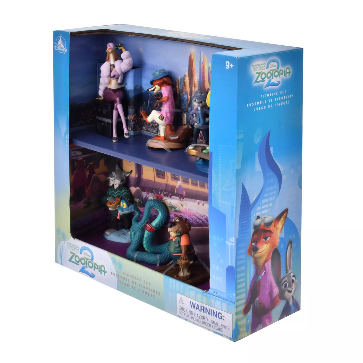 Disney Zootopia 2 Figure Set – Nick Wilde, Judy Hopps, Gazelle & More