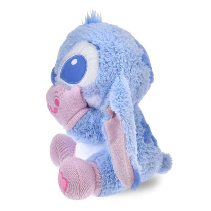 Tokyo Disney Store Stitch Plush Toy Pink x Blue Winter Shiny Color