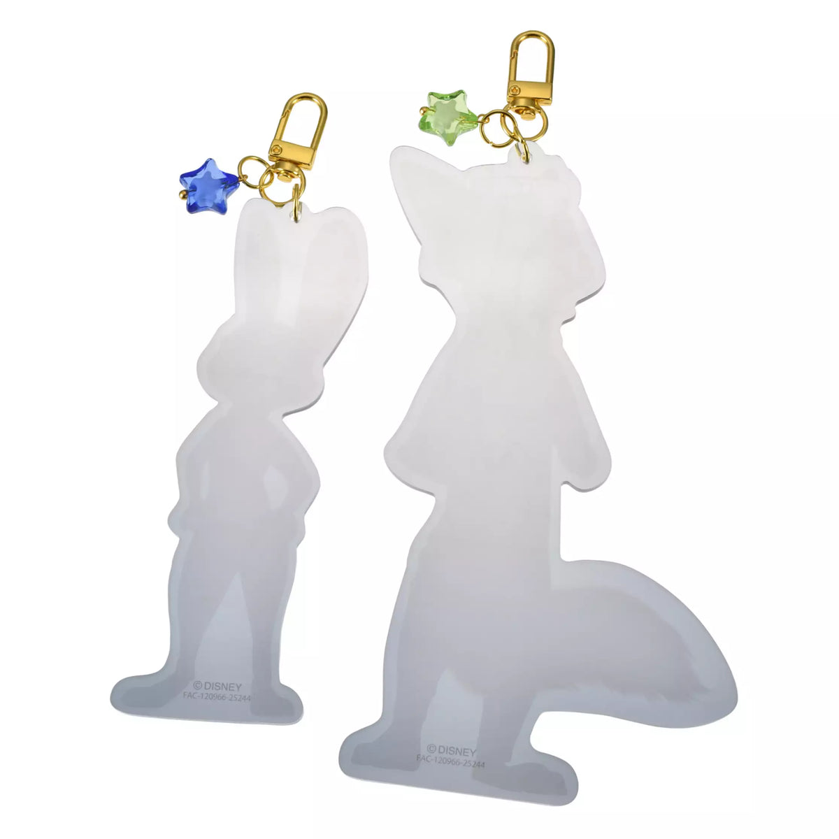 Disney Zootopia 2 Nick Wilde & Judy Hopps Pair Keychain