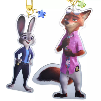 Disney Zootopia 2 Nick Wilde & Judy Hopps Pair Keychain