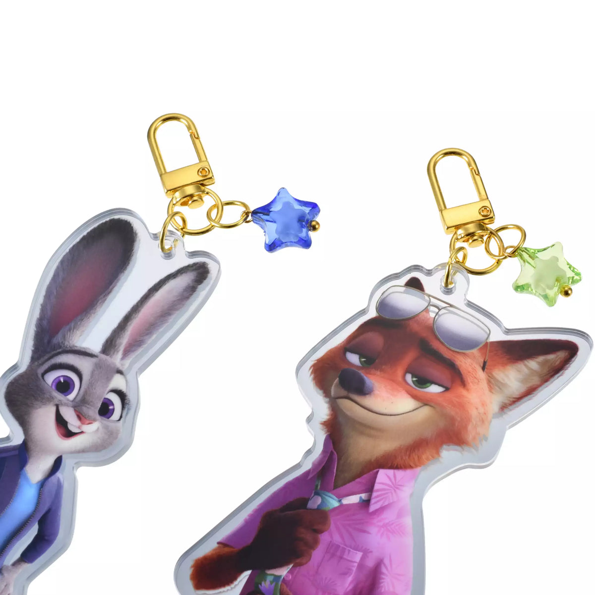 Disney Zootopia 2 Nick Wilde & Judy Hopps Pair Keychain