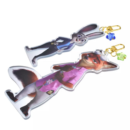 Disney Zootopia 2 Nick Wilde & Judy Hopps Pair Keychain
