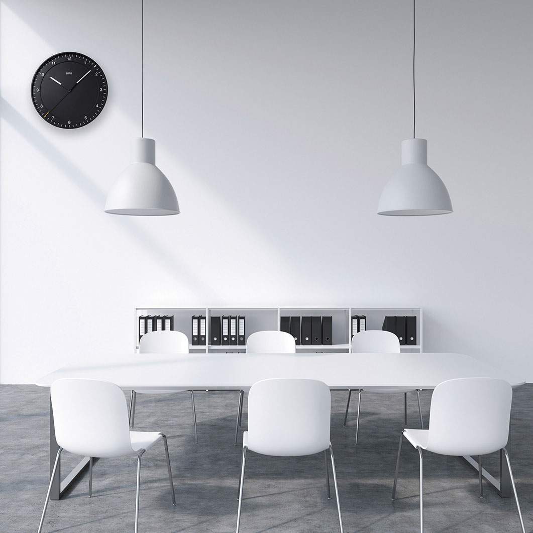 Braun BC17 Modern Wall Clock
