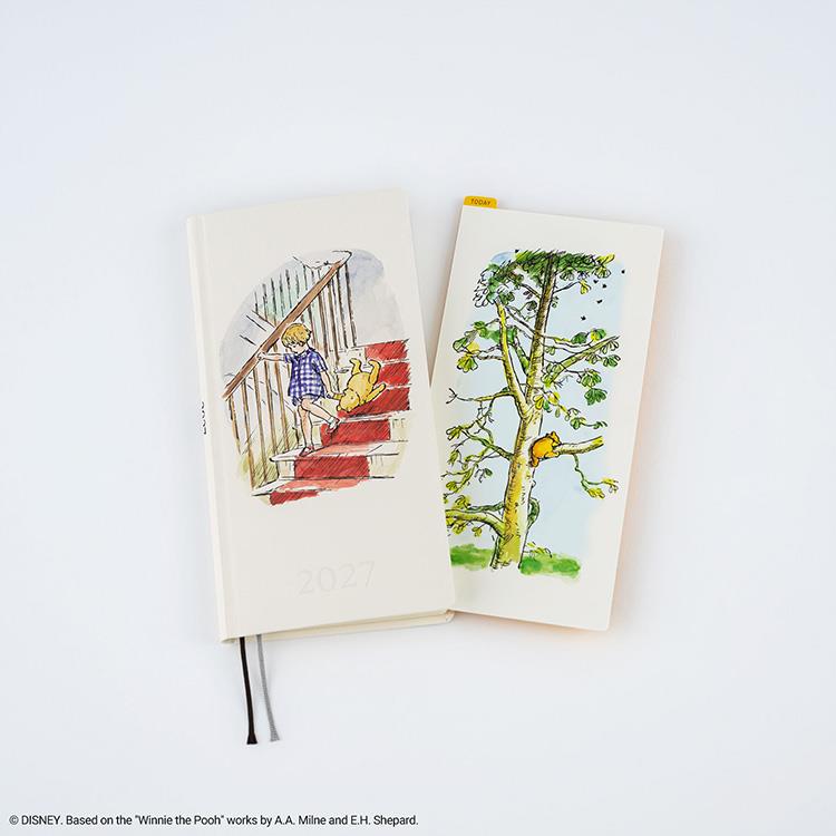 Hobonichi Techo 2027 Weeks Pencil Board Winnie-the-Pooh Tree Climbing Loft Exclusive [Pre-order]