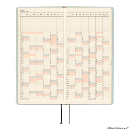 Hobonichi Techo 2026 Moomin "To the Outdoor Dance Floor" Weeks Planner
