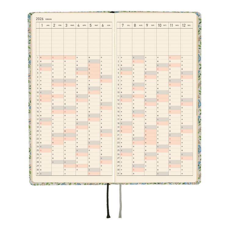 Hobonichi Weeks Liberty Fabrics Sasha Kiora Planner Japanese