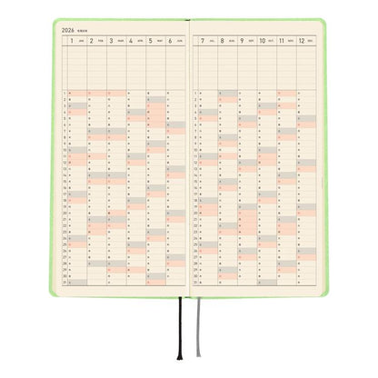 Hobonichi Weeks Smooth Melon Sorbet Planner