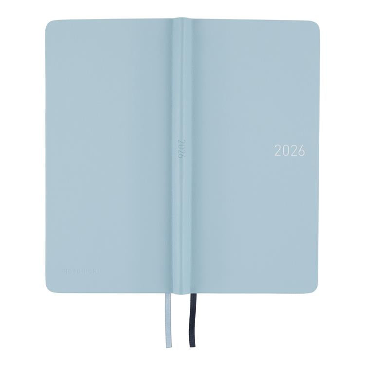 Hobonichi Weeks Fine Classic Snow Blue Planner 2026