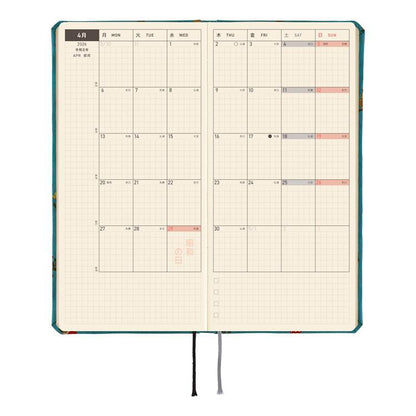 Hobonichi Weeks Colors In the Forest Planner Japanese