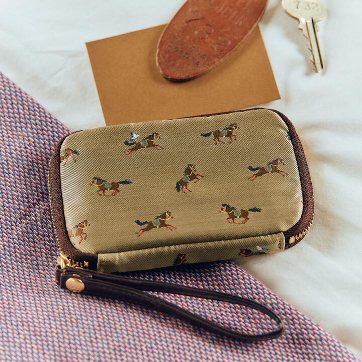 Hobonichi Techo 2026 Tie & Chief Running Horse Drawer Pouch Pocket