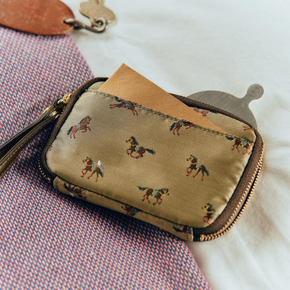 Hobonichi Techo 2026 Tie & Chief Running Horse Drawer Pouch Pocket