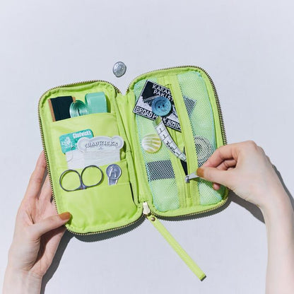 Hobonichi Techo 2026 Aqua Lime Small Drawer Pouch