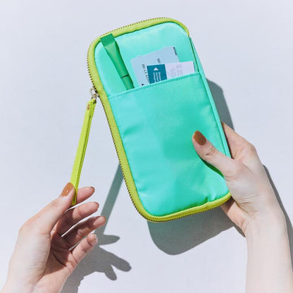 Hobonichi Techo 2026 Aqua Lime Small Drawer Pouch