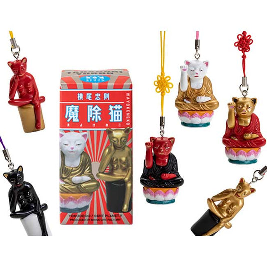 Tadanori Yokoo Lucky Cat Blind Box Figure Strap
