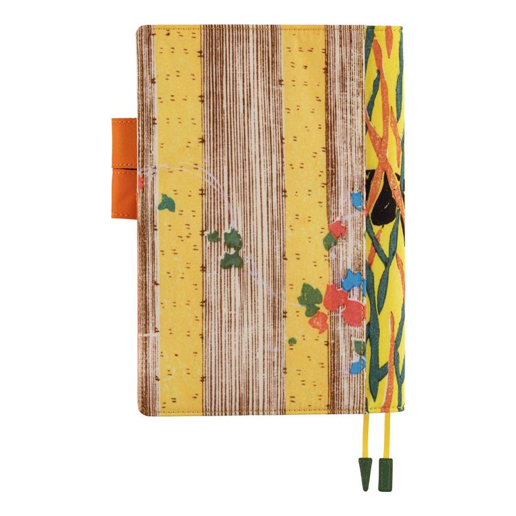 Hobonichi Techo 2026 Unsodo Bijutsukai Cousin A5 Wild Rabbit Yellow Floral Design Cover