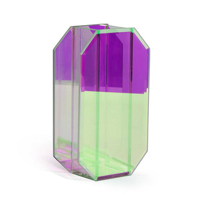 Mirage Octagon Glass Vase
