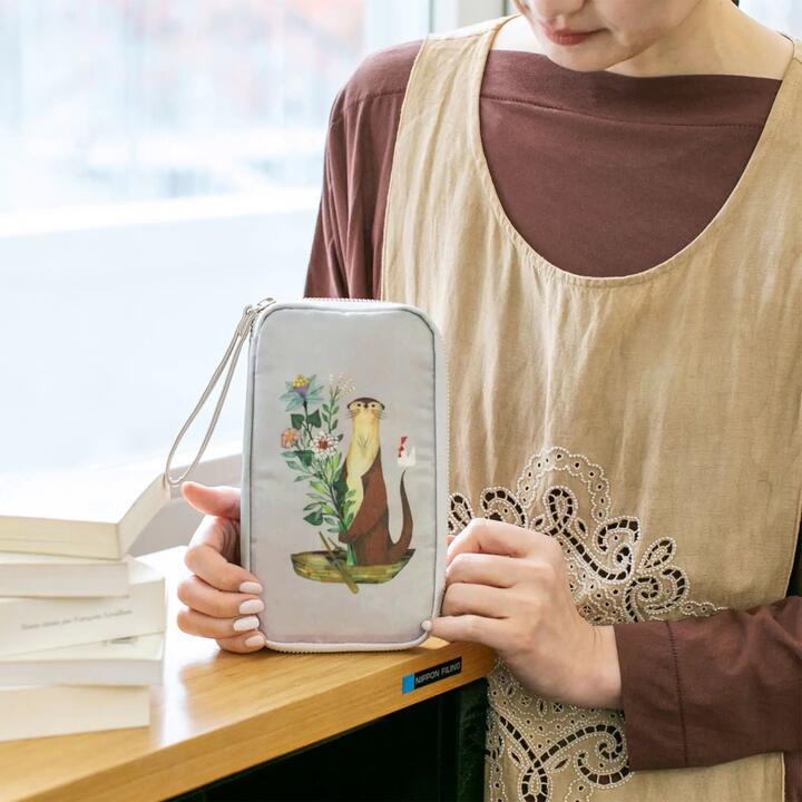 Hobonichi Techo 2026 Small Drawer Pouch – Toshiyuki Fukuda Delivering Flowers