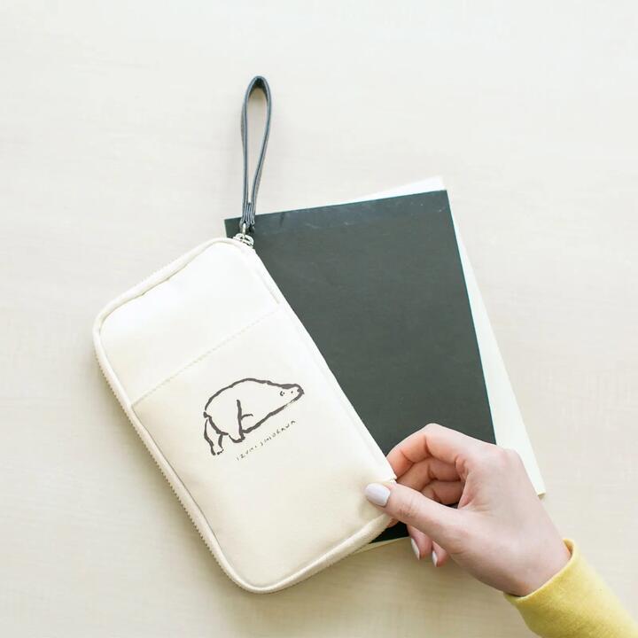Hobonichi Techo 2026 Small Drawer Pouch – Izumi Shiokawa Polar Bear
