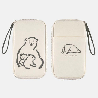 Hobonichi Techo 2026 Small Drawer Pouch – Izumi Shiokawa Polar Bear