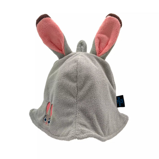 Zootopia 2 Judy Hopps Sauna Hat – Free Size Heat-Resistant Hat with Character Ears