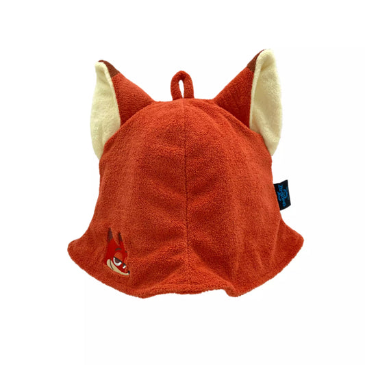 Zootopia 2 Nick Wilde Sauna Hat – Free Size Heat-Resistant Hat with Character Ears