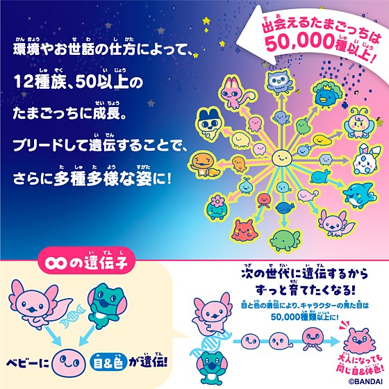 Bandai Tamagotchi Paradise - Purple Sky