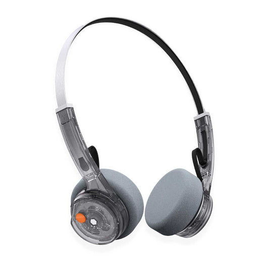 MONDO Freestyle Transparent Smoky Gray Bluetooth On-Ear Headphones