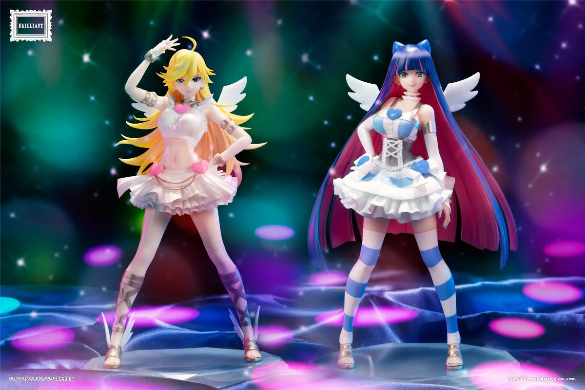 BRILLIANT Figure Panty & Stocking with Garterbelt Anime Figures Set