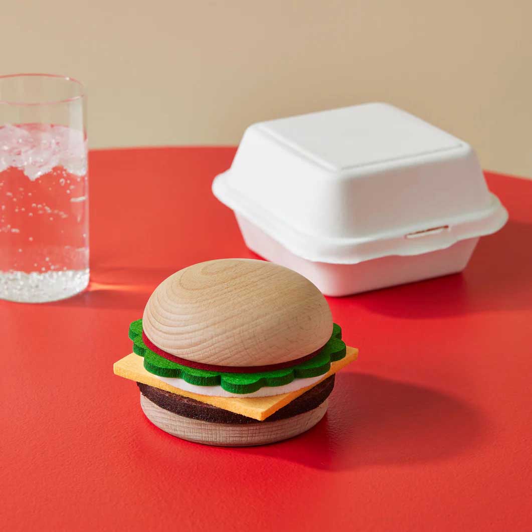 MoMA Cheeseburger Coaster Set