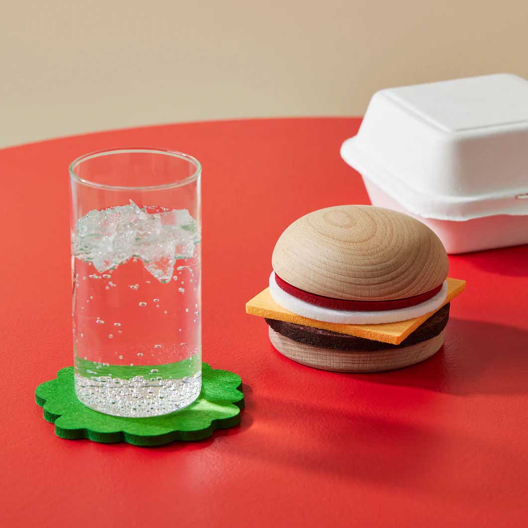 MoMA Cheeseburger Coaster Set