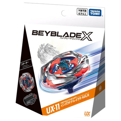 TAKARA TOMY Beyblade X UX-11 Starter Impact Drake 9-60LR with Launcher