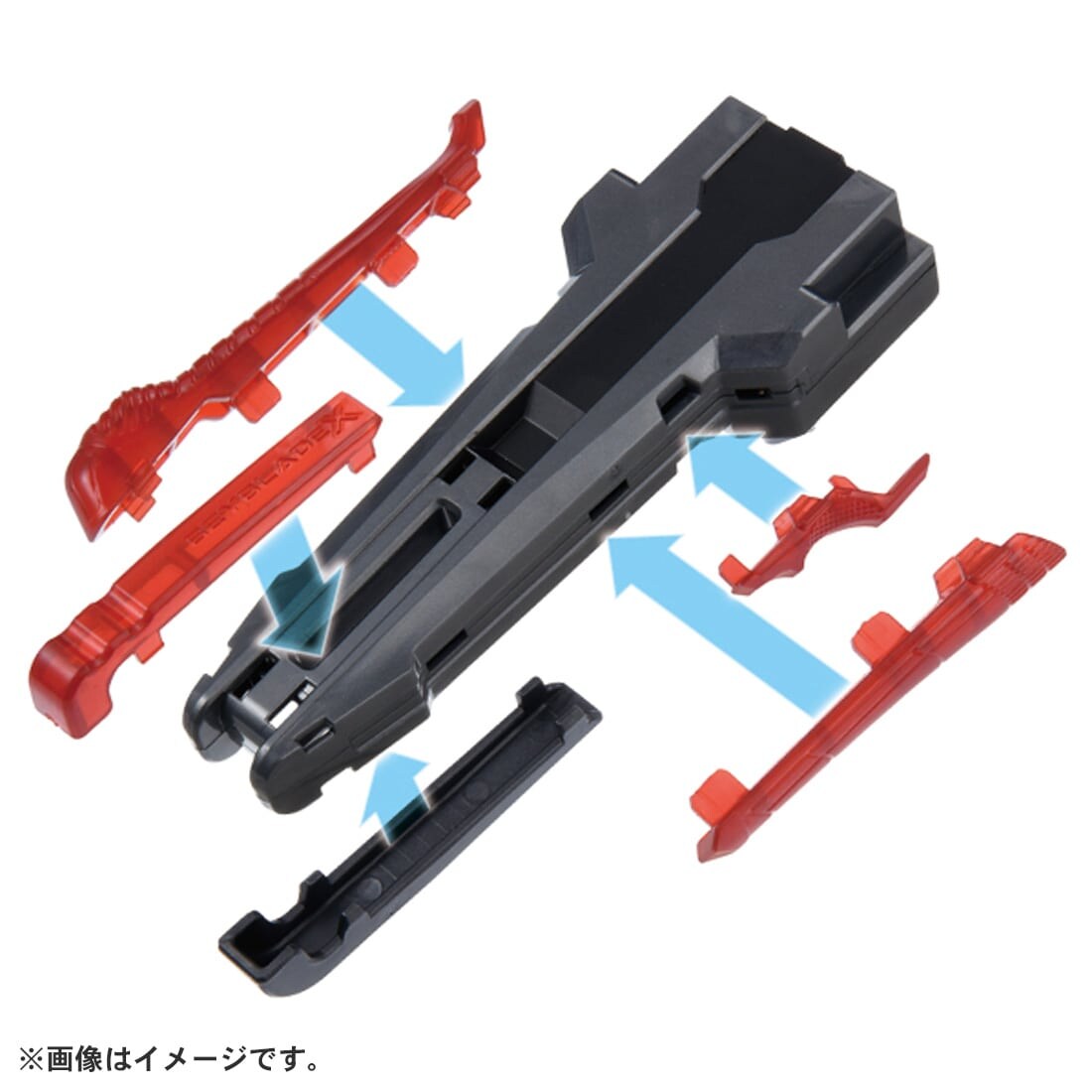 TAKARA TOMY BEYBLADE X BX-41 Rubber Custom Grip Gunmetal Ver.