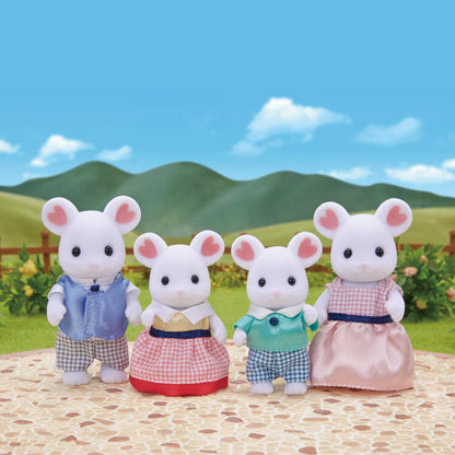 Sylvanian Families Marshmallow Mouse Family Figure Set