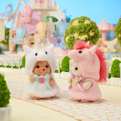 Sylvanian Families Baby Pair Set Unicorn Costume