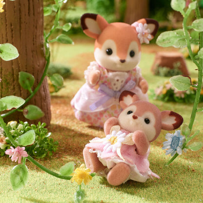 Sylvanian Families Deer Baby Waterside Swing Playset