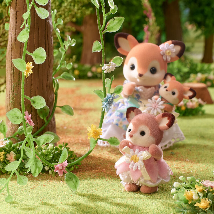 Sylvanian Families Deer Baby Waterside Swing Playset