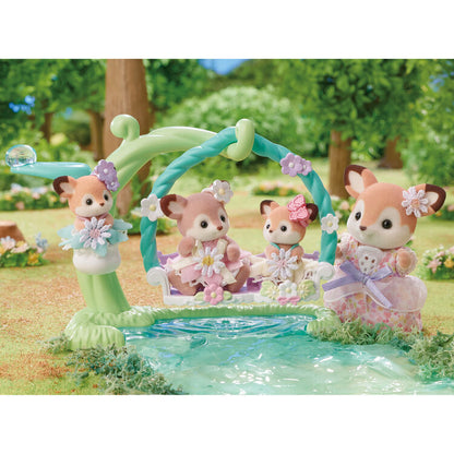 Sylvanian Families Deer Baby Waterside Swing Playset