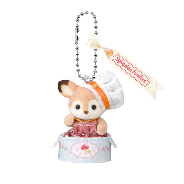 Sylvanian Families Deer Baby Soup Pot Costume Keychain